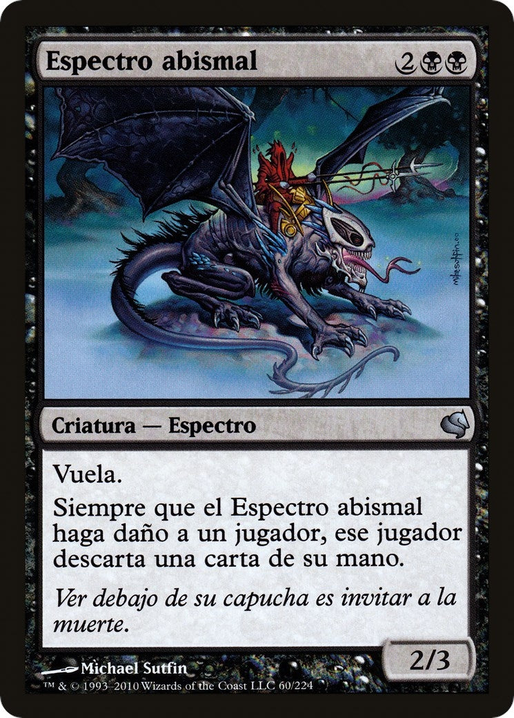 Abyssal Specter (Spanish) - "Espectro abismal" (60) (Magic Encyclopedia 2011 (Salvat))