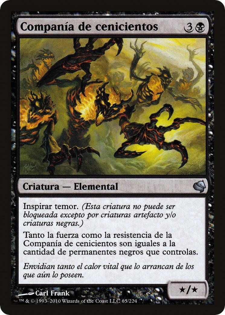 Crowd of Cinders (Spanish) - "Compania de cenicientos" (65) (Magic Encyclopedia 2011 (Salvat))