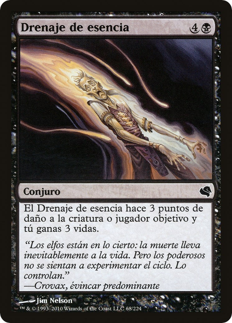 Essence Drain (Spanish) - "Drenaje de esencia" (68) (Magic Encyclopedia 2011 (Salvat))