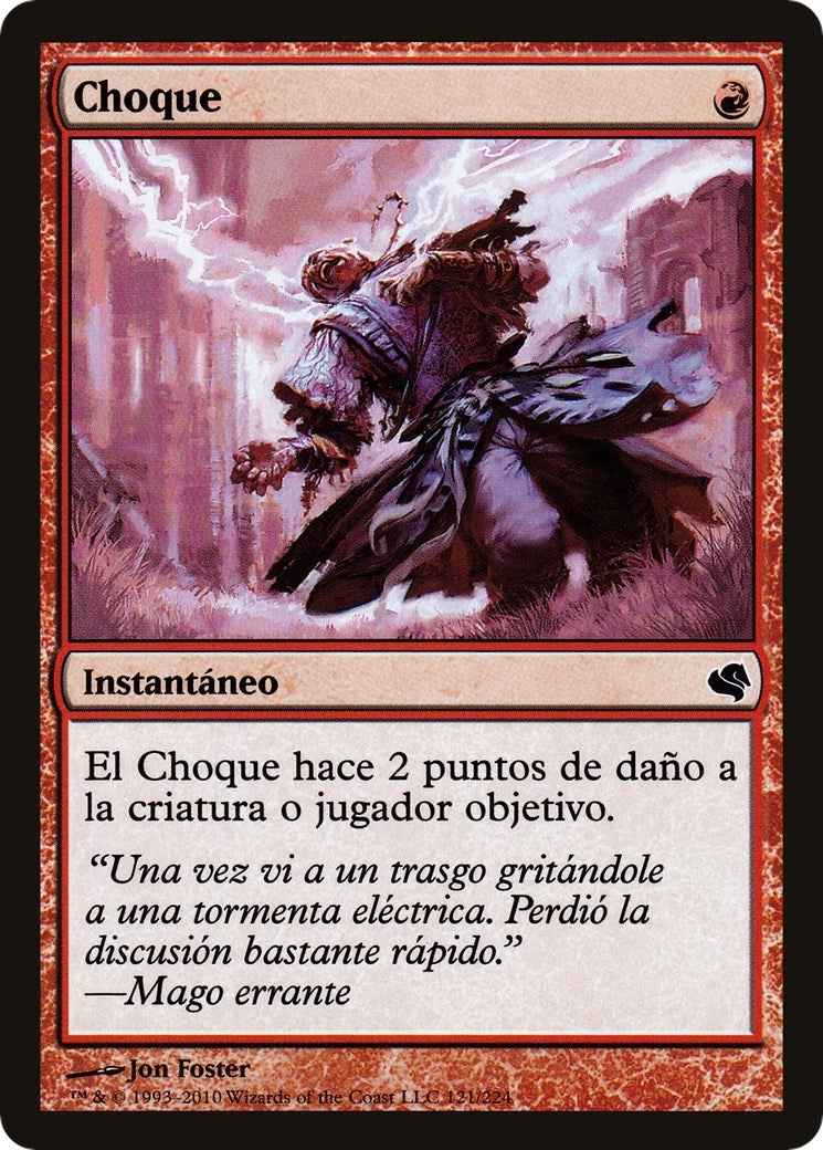 Shock (Spanish) - "Choque" (121) (Magic Encyclopedia 2011 (Salvat))