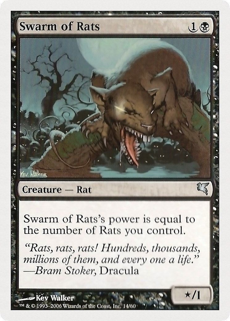 Swarm of Rats (14) (14) (Magic Encyclopedia 2005 (Salvat/Hachette))