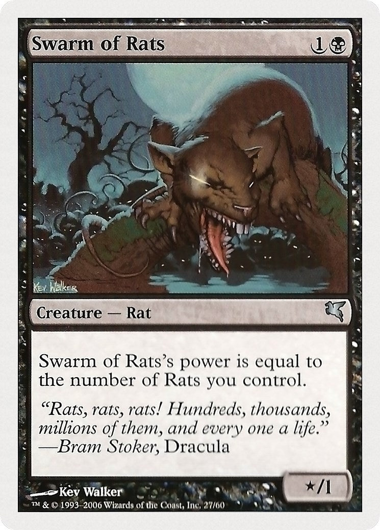 Swarm of Rats (27) (27) (Magic Encyclopedia 2005 (Salvat/Hachette))
