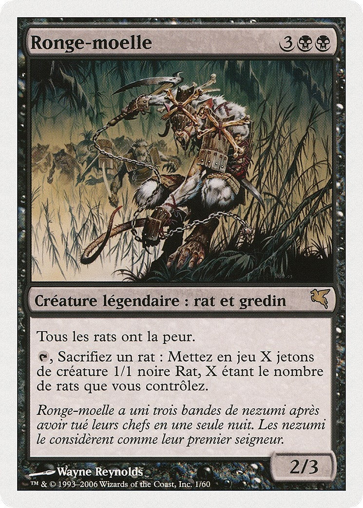 Marrow-Gnawer (French) - "Ronge-moelle" (A1) (Magic Encyclopedia 2005 (Salvat/Hachette))