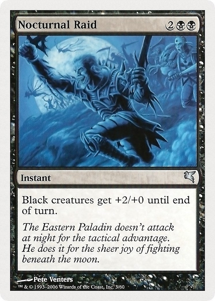 Nocturnal Raid (3) (Magic Encyclopedia 2005 (Salvat/Hachette))