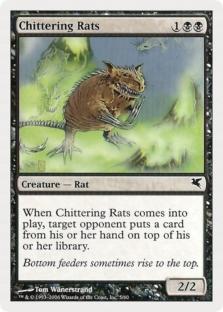 Chittering Rats (5) (5) (Magic Encyclopedia 2005 (Salvat/Hachette))