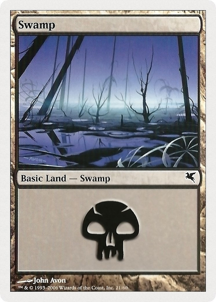 Swamp (21) (21) (Magic Encyclopedia 2005 (Salvat/Hachette))