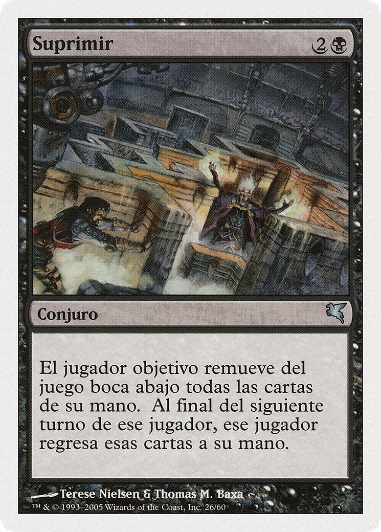 Suppress (Spanish) - "Suprimir" (A26) (Magic Encyclopedia 2005 (Salvat/Hachette))