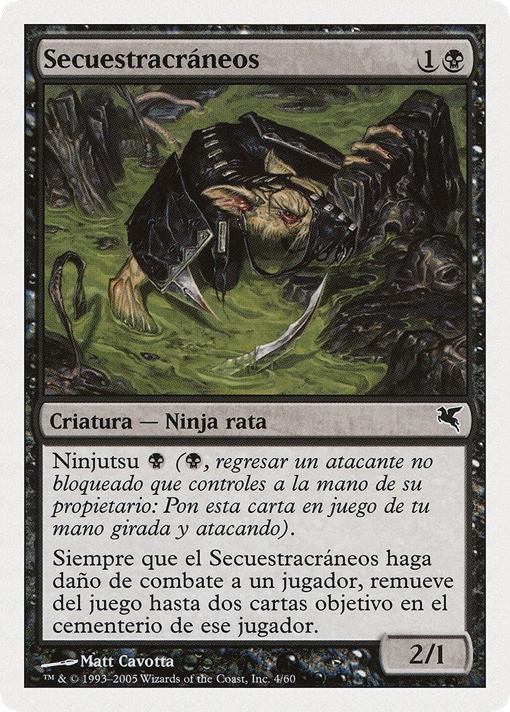 Skullsnatcher (Spanish) - "Secuestracraneos" (A4) (A4) (Magic Encyclopedia 2005 (Salvat/Hachette))