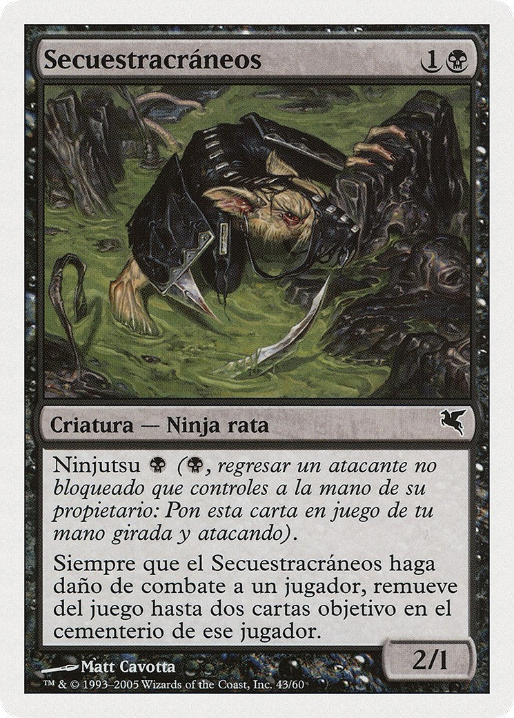 Skullsnatcher (Spanish) - "Secuestracraneos" (A43) (A43) (Magic Encyclopedia 2005 (Salvat/Hachette))