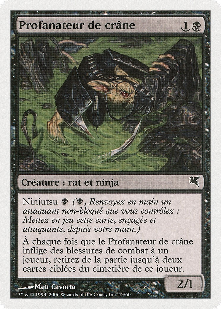 Skullsnatcher (French) - "Profanateur de crane" (A43) (A43) (Magic Encyclopedia 2005 (Salvat/Hachette))