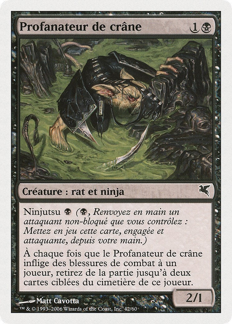 Skullsnatcher (French) - "Profanateur de crane" (A42) (A42) (Magic Encyclopedia 2005 (Salvat/Hachette))