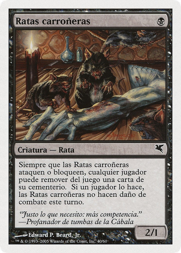 Carrion Rats (Spanish) - "Ratas carroneras" (A40) (A40) (Magic Encyclopedia 2005 (Salvat/Hachette))