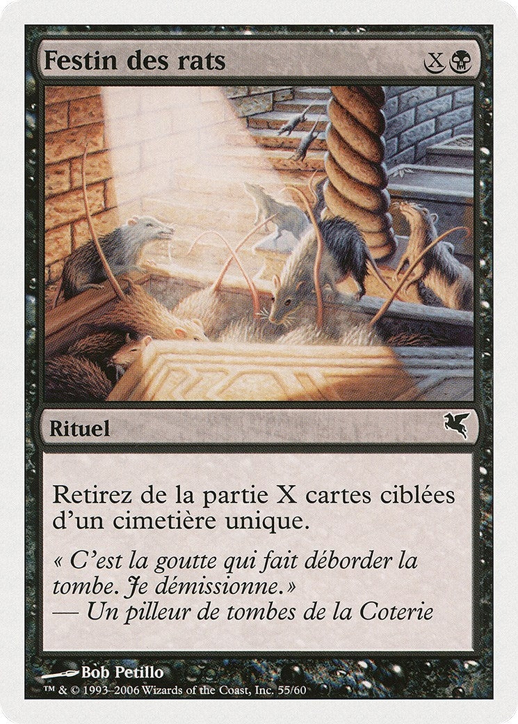 Rats' Feast (French) - "Festing des rats" (A55) (A55) (Magic Encyclopedia 2005 (Salvat/Hachette))