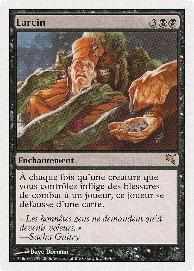 Larceny (French) - "Larcin" (A49) (Magic Encyclopedia 2005 (Salvat/Hachette))