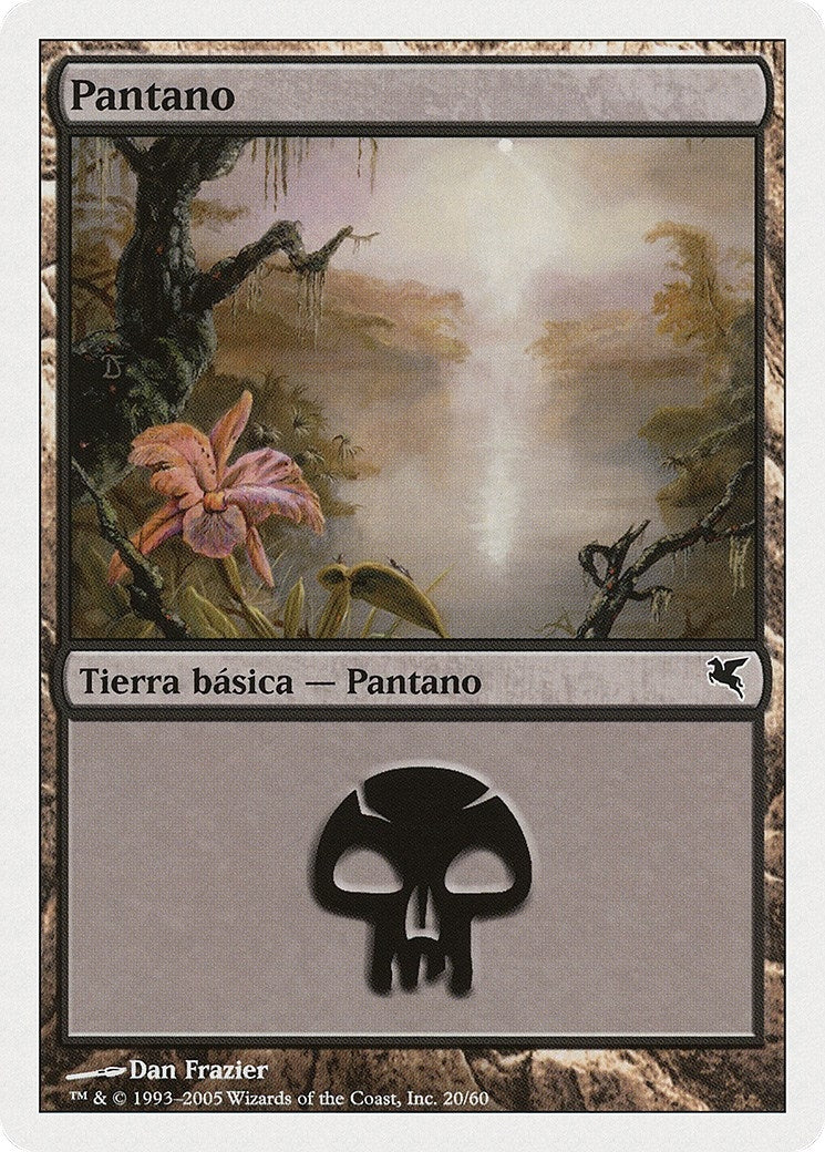 Swamp (Spanish) - "Pantano" (A20) (A20) (Magic Encyclopedia 2005 (Salvat/Hachette))