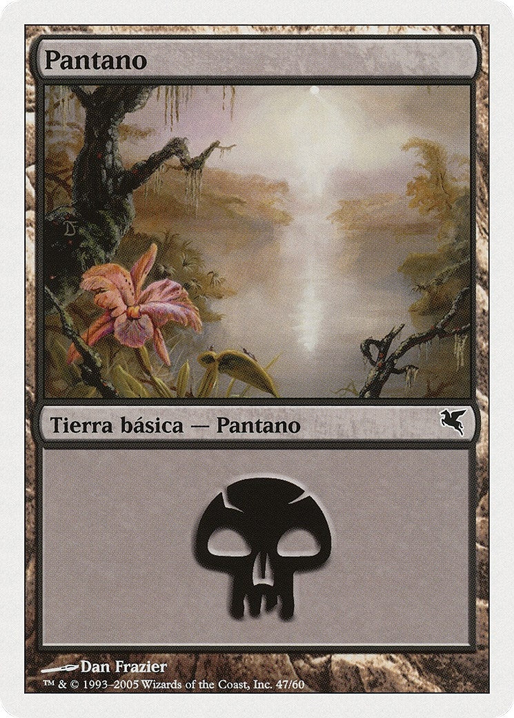Swamp (Spanish) - "Pantano" (A47) (A47) (Magic Encyclopedia 2005 (Salvat/Hachette))