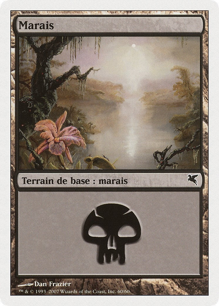 Swamp (French) - "Marais" (E60) (E60) (Magic Encyclopedia 2005 (Salvat/Hachette))