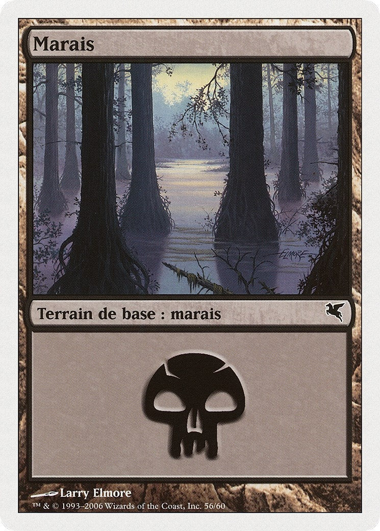 Swamp (French) - "Marais" (F56) (F56) (Magic Encyclopedia 2005 (Salvat/Hachette))