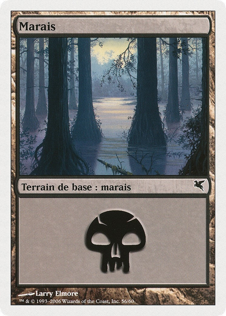 Swamp (French) - "Marais" (A56) (A56) (Magic Encyclopedia 2005 (Salvat/Hachette))