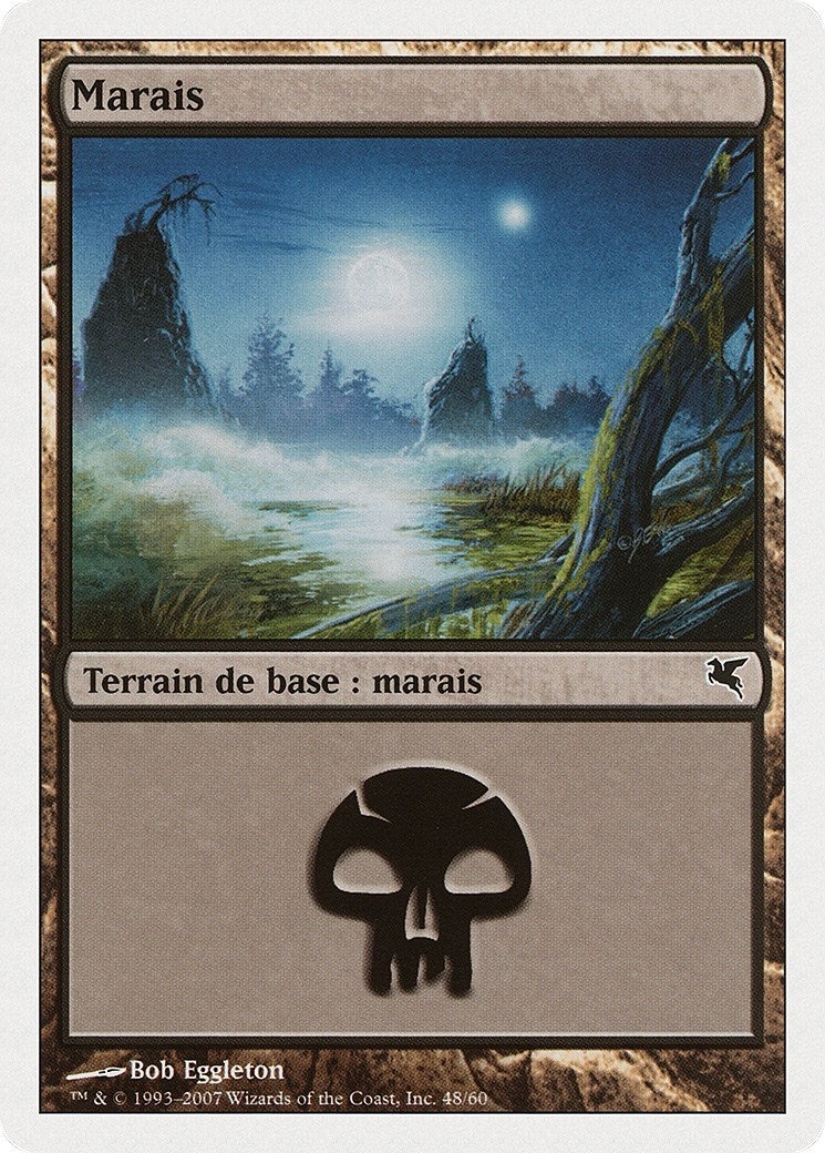 Swamp (French) - "Marais" (E48) (E48) (Magic Encyclopedia 2005 (Salvat/Hachette))