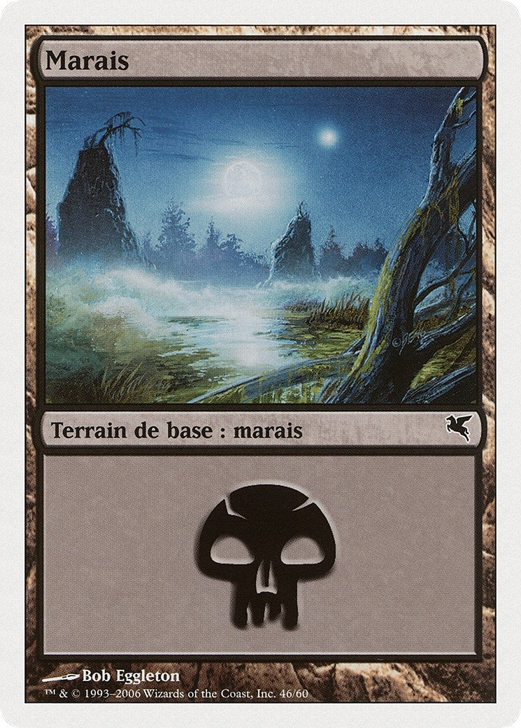 Swamp (French) - "Marais" (F46) (F46) (Magic Encyclopedia 2005 (Salvat/Hachette))