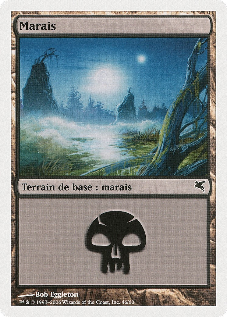 Swamp (French) - "Marais" (A46) (A46) (Magic Encyclopedia 2005 (Salvat/Hachette))