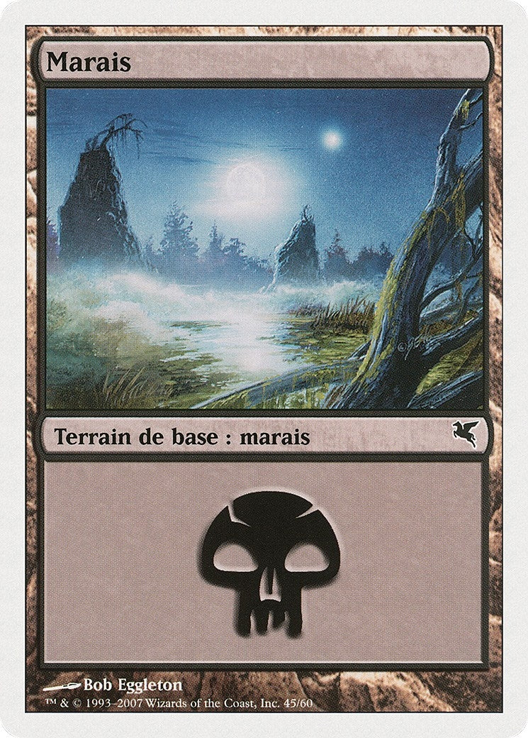 Swamp (French) - "Marais" (D45) (D45) (Magic Encyclopedia 2005 (Salvat/Hachette))
