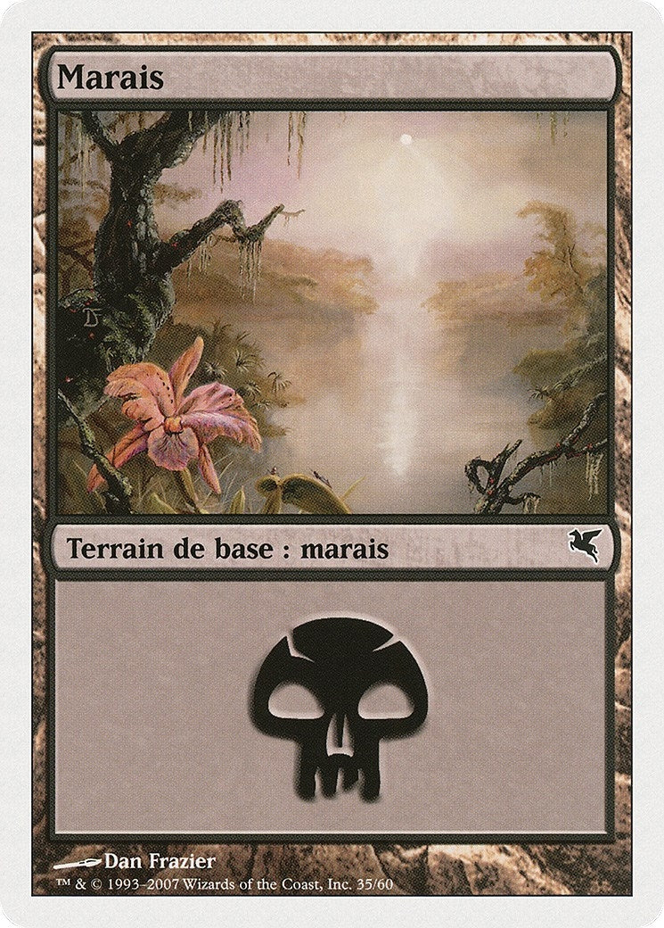 Swamp (French) - "Marais" (D35) (D35) (Magic Encyclopedia 2005 (Salvat/Hachette))