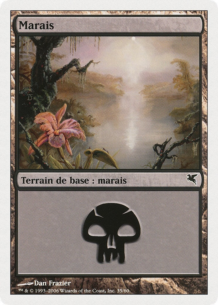 Swamp (French) - "Marais" (A35) (A35) (Magic Encyclopedia 2005 (Salvat/Hachette))