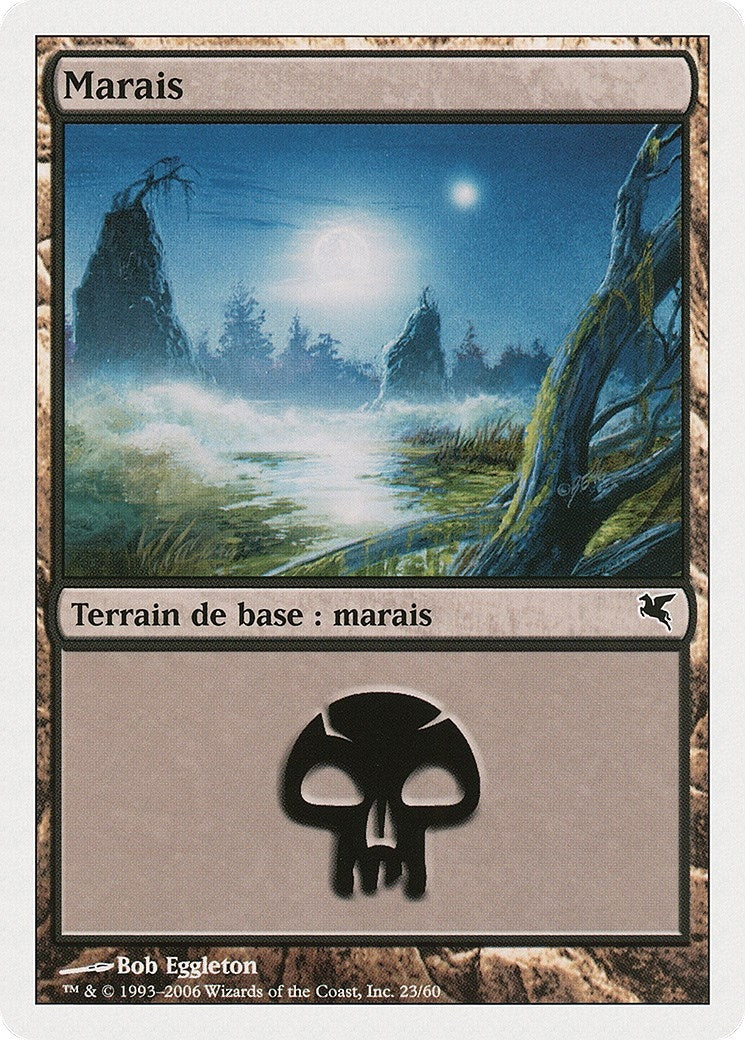 Swamp (French) - "Marais" (A23) (A23) (Magic Encyclopedia 2005 (Salvat/Hachette))