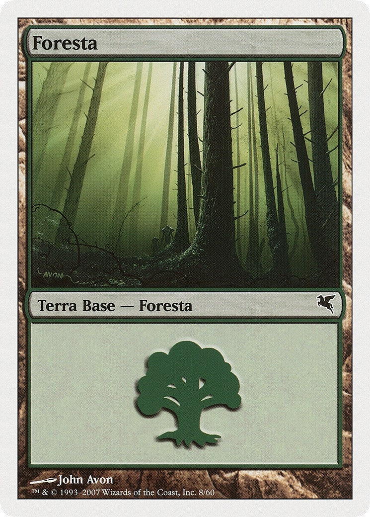 Forest (Spanish) - "Bosque" (K8) (K8) (Magic Encyclopedia 2005 (Salvat/Hachette))