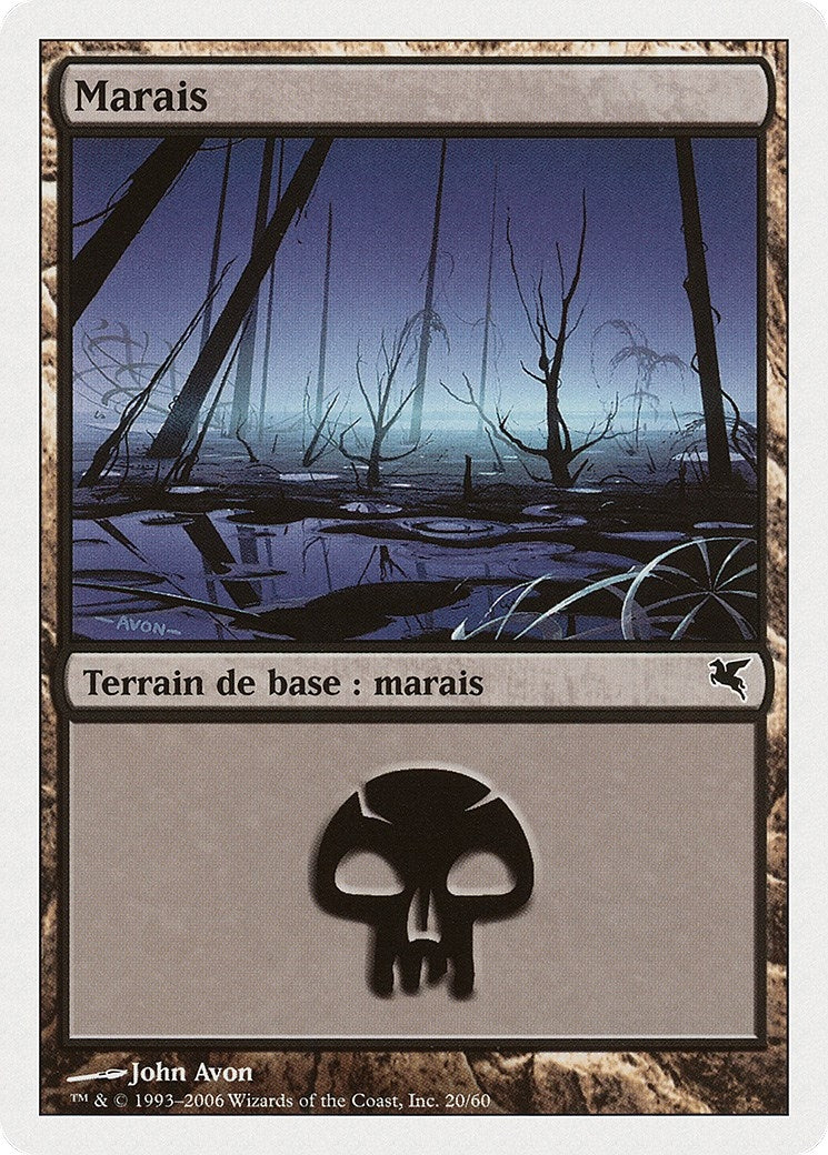 Swamp (French) - "Marais" (F20) (F20) (Magic Encyclopedia 2005 (Salvat/Hachette))