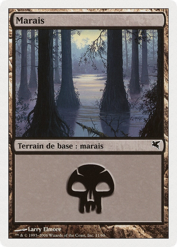 Swamp (French) - "Marais" (F11) (F11) (Magic Encyclopedia 2005 (Salvat/Hachette))