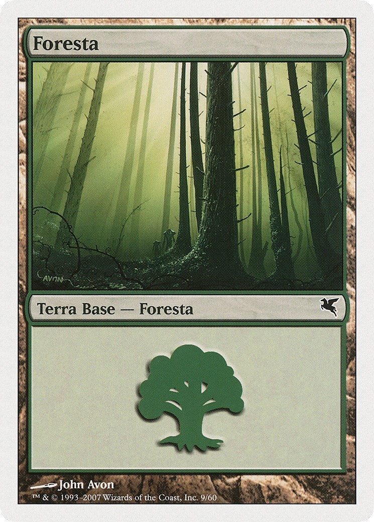 Forest (Italian) - "Foresta" (B9) (B9) (Magic Encyclopedia 2005 (Salvat/Hachette))