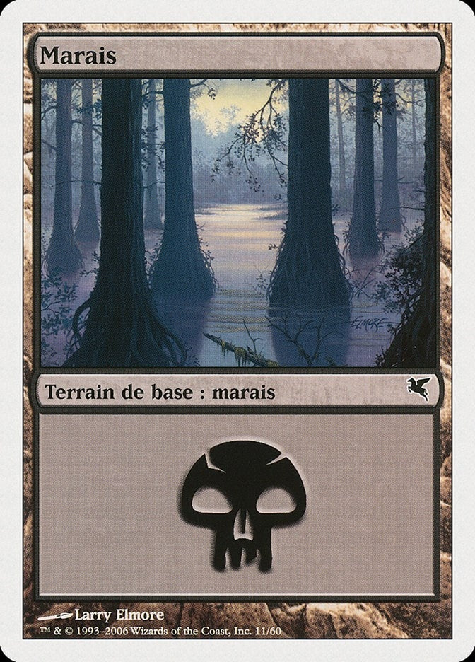 Swamp (French) - "Marais" (A11) (A11) (Magic Encyclopedia 2005 (Salvat/Hachette))