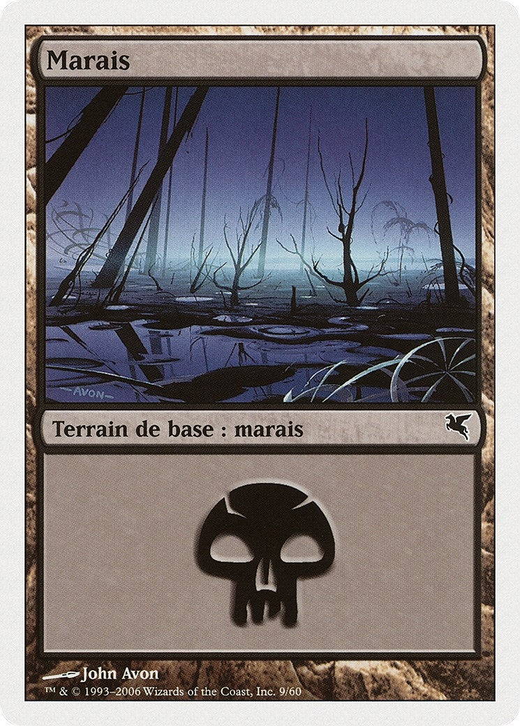 Swamp (French) - "Marais" (F9) (F9) (Magic Encyclopedia 2005 (Salvat/Hachette))