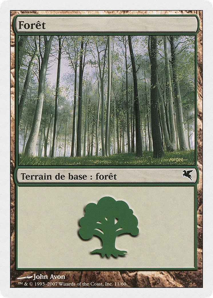 Forest (French) - "Foret" (B11) (B11) (Magic Encyclopedia 2005 (Salvat/Hachette))