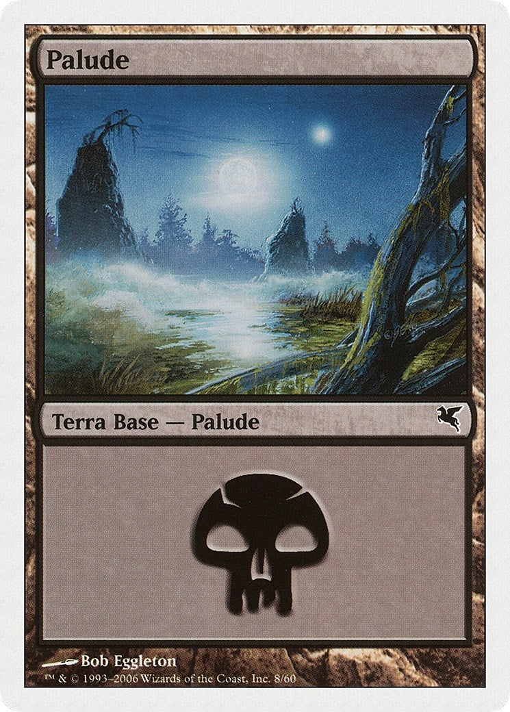 Swamp (Italian) - "Palide" (F8) (F8) (Magic Encyclopedia 2005 (Salvat/Hachette))