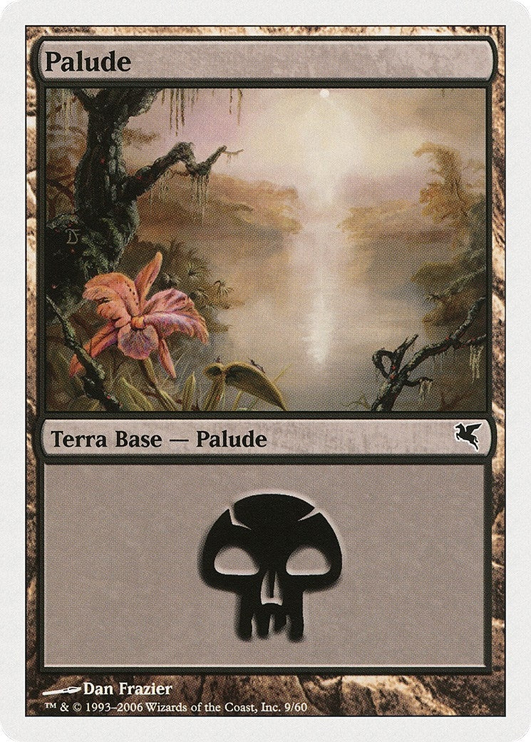 Swamp (Italian) - "Palide" (A9) (A9) (Magic Encyclopedia 2005 (Salvat/Hachette))