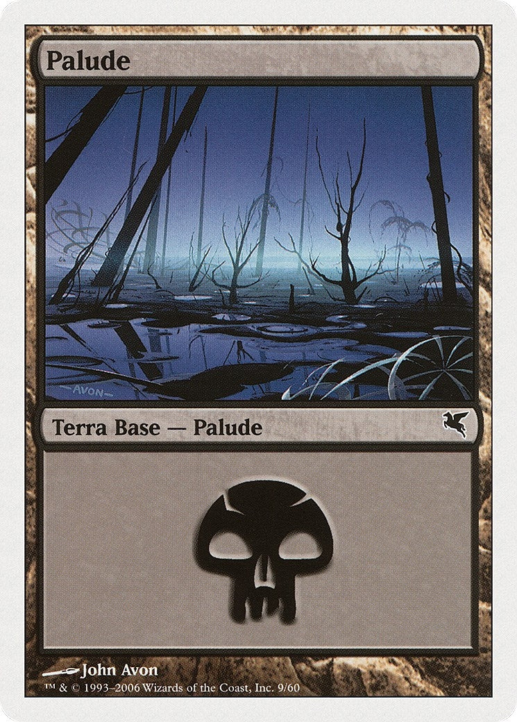 Swamp (Italian) - "Palide" (F9) (F9) (Magic Encyclopedia 2005 (Salvat/Hachette))