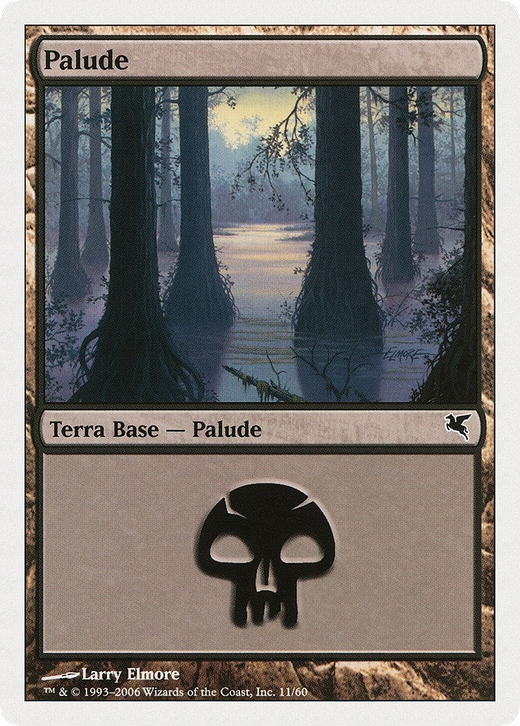 Swamp (Italian) - "Palide" (A11) (A11) (Magic Encyclopedia 2005 (Salvat/Hachette))