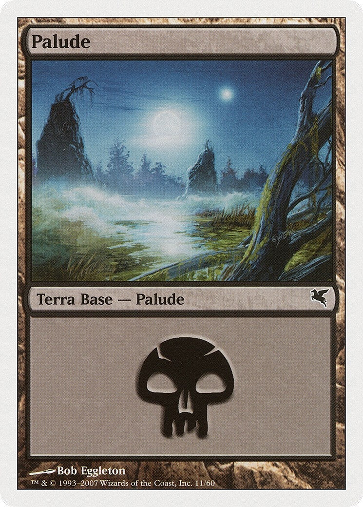 Swamp (Italian) - "Palide" (E11) (E11) (Magic Encyclopedia 2005 (Salvat/Hachette))