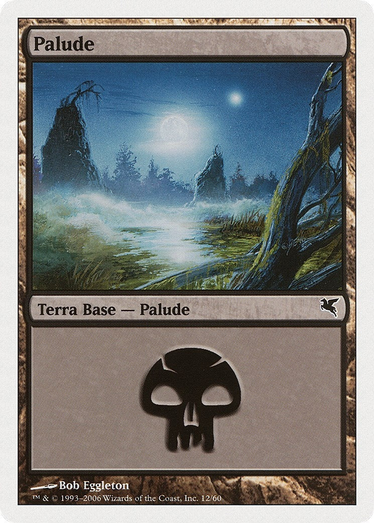 Swamp (Italian) - "Palide" (F12) (F12) (Magic Encyclopedia 2005 (Salvat/Hachette))