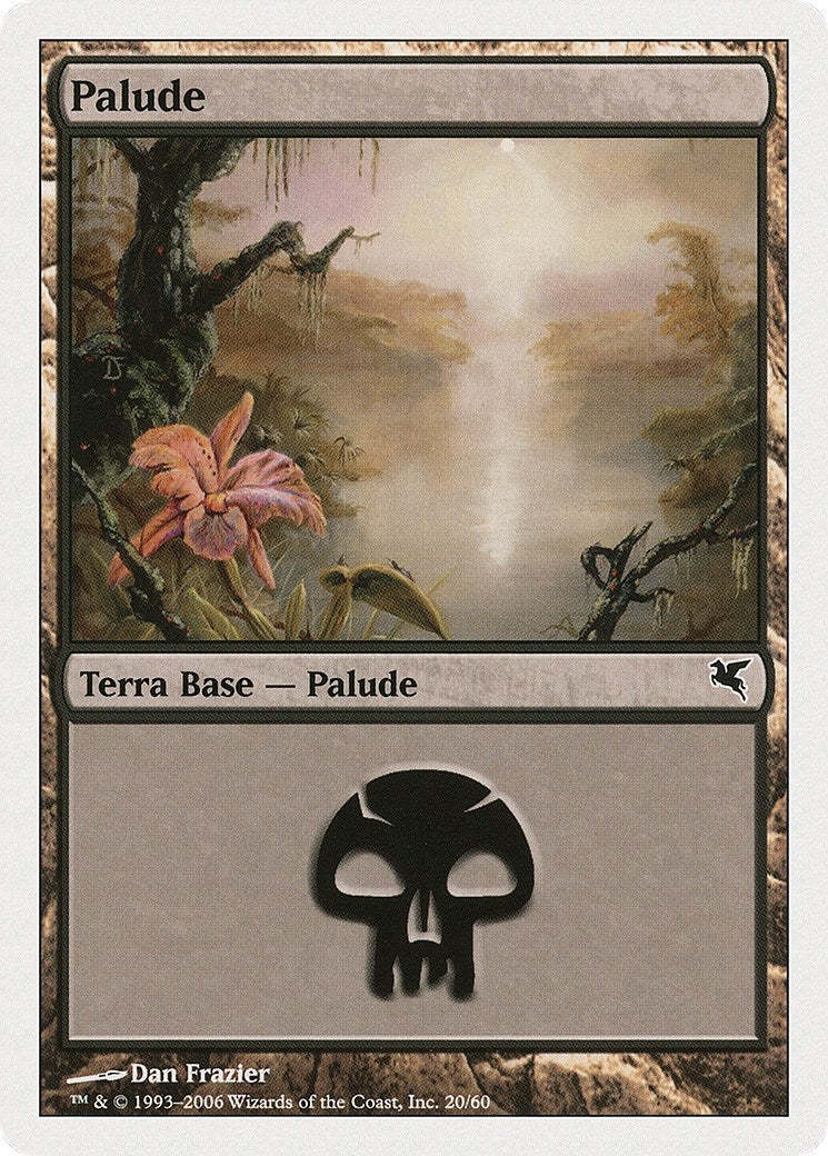 Swamp (Italian) - "Palide" (A20) (A20) (Magic Encyclopedia 2005 (Salvat/Hachette))