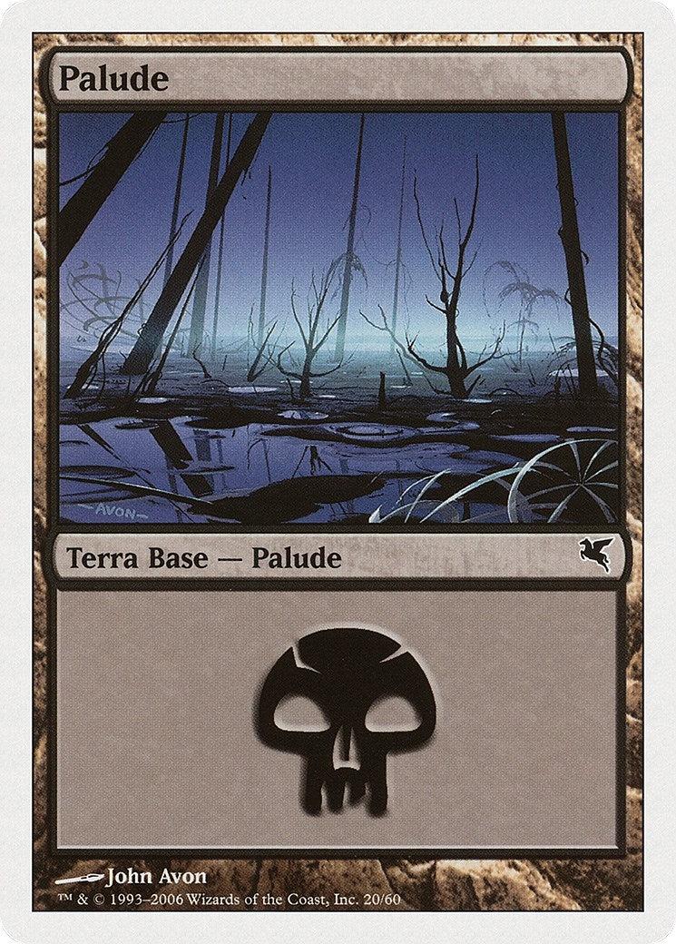 Swamp (Italian) - "Palide" (F20) (F20) (Magic Encyclopedia 2005 (Salvat/Hachette))
