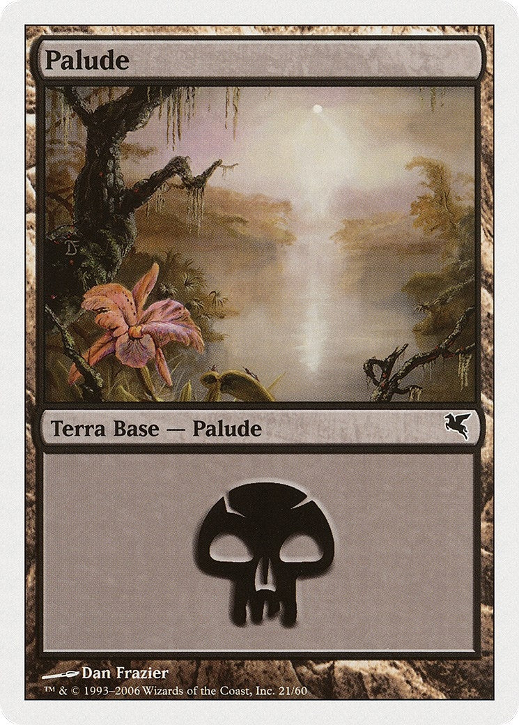 Swamp (Italian) - "Palide" (F21) (F21) (Magic Encyclopedia 2005 (Salvat/Hachette))