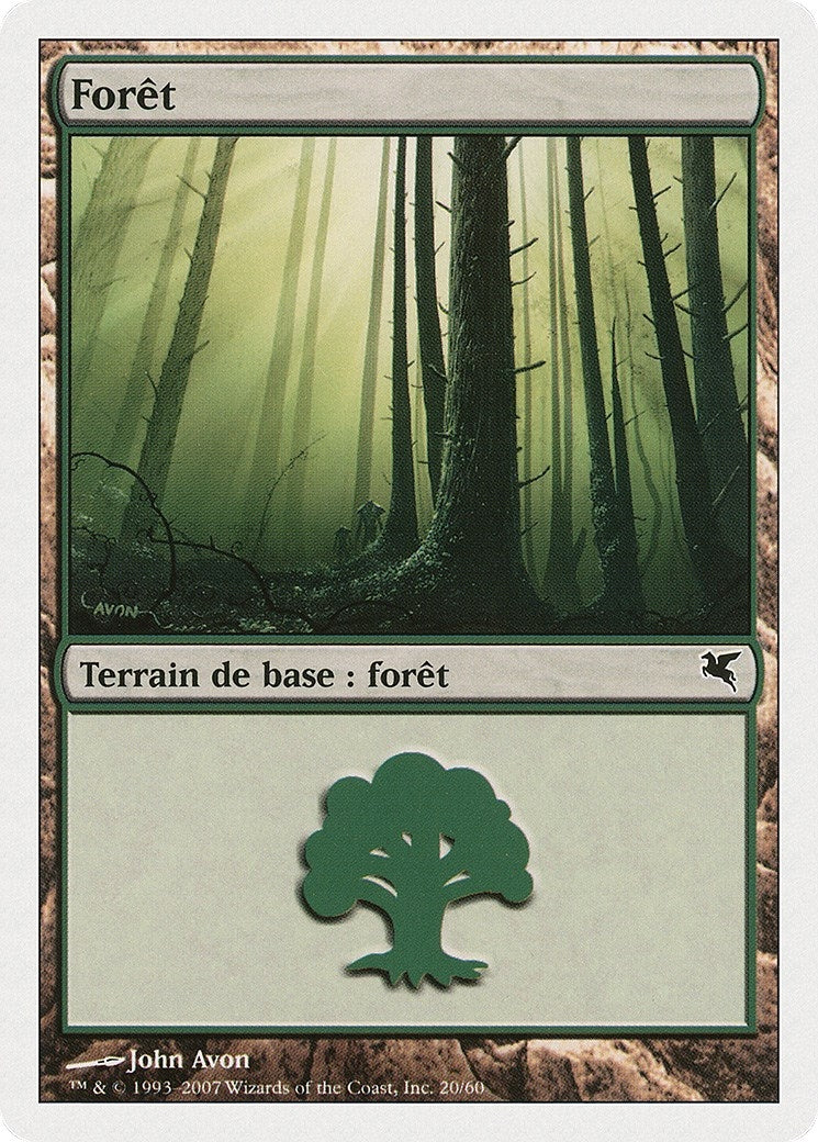 Forest (French) - "Foret" (B20) (B20) (Magic Encyclopedia 2005 (Salvat/Hachette))