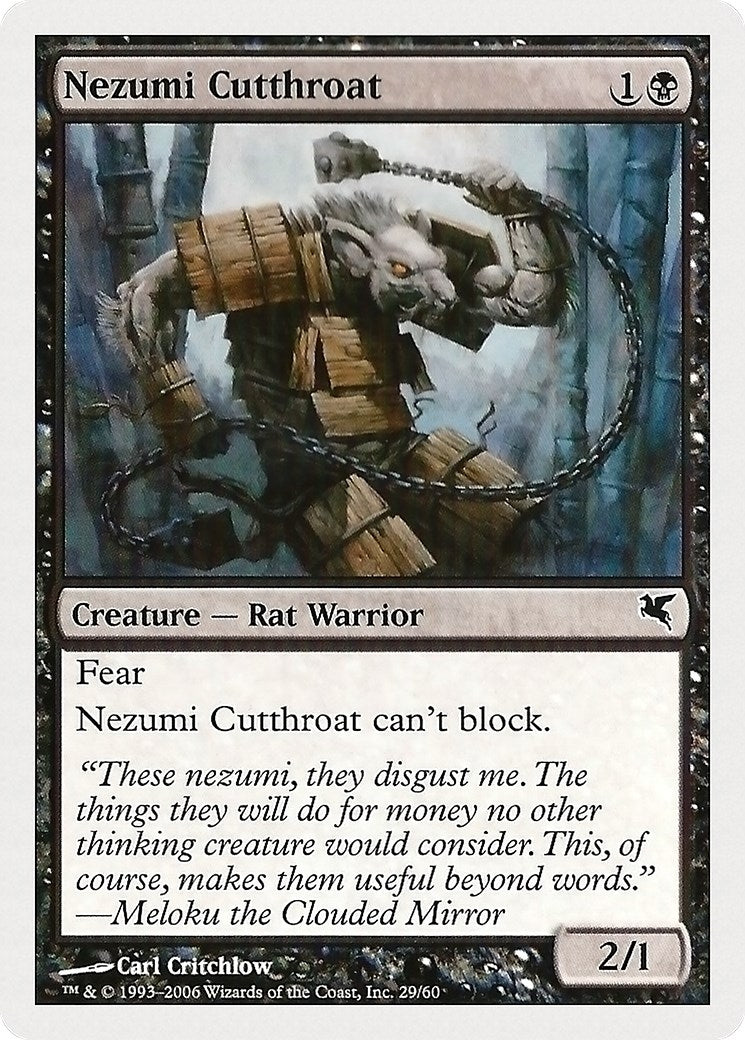 Nezumi Cutthroat (29) (29) (Magic Encyclopedia 2005 (Salvat/Hachette))