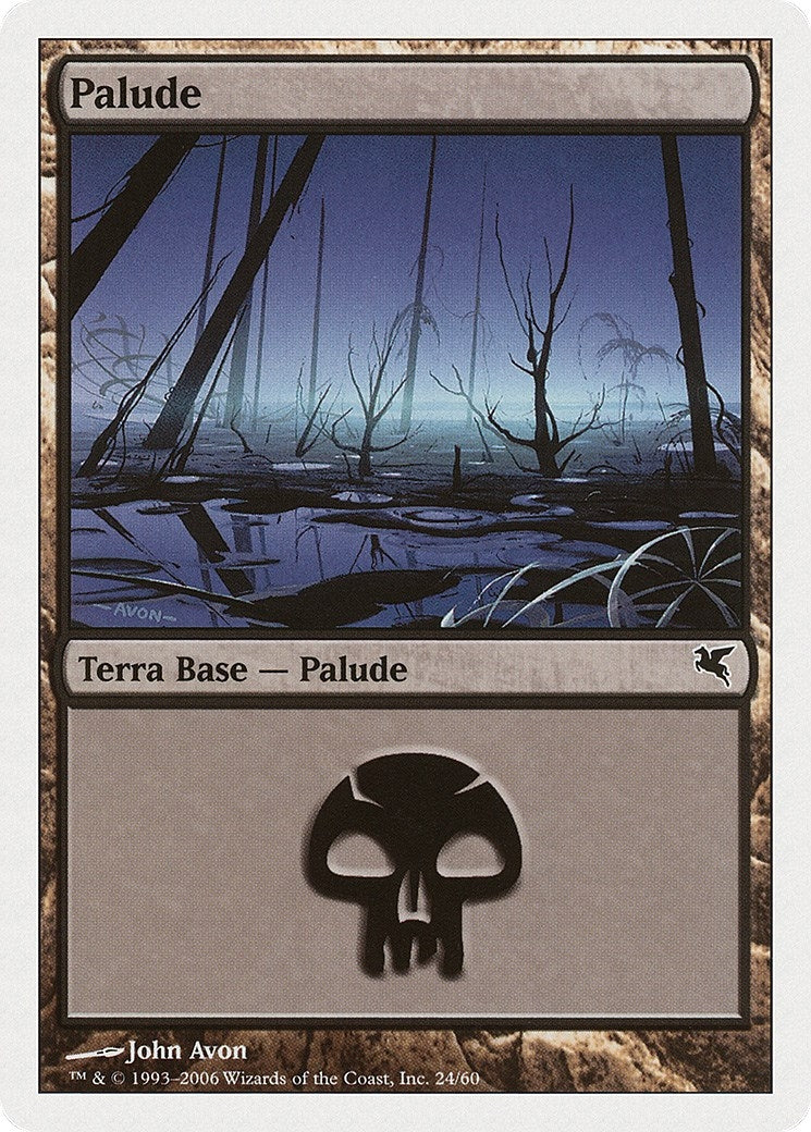 Swamp (Italian) - "Palide" (F24) (F24) (Magic Encyclopedia 2005 (Salvat/Hachette))