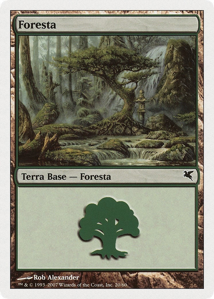 Forest (Italian) - "Foresta" (K20) (K20) (Magic Encyclopedia 2005 (Salvat/Hachette))